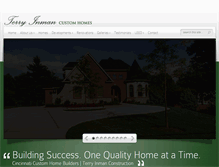 Tablet Screenshot of inmancustomhomes.com